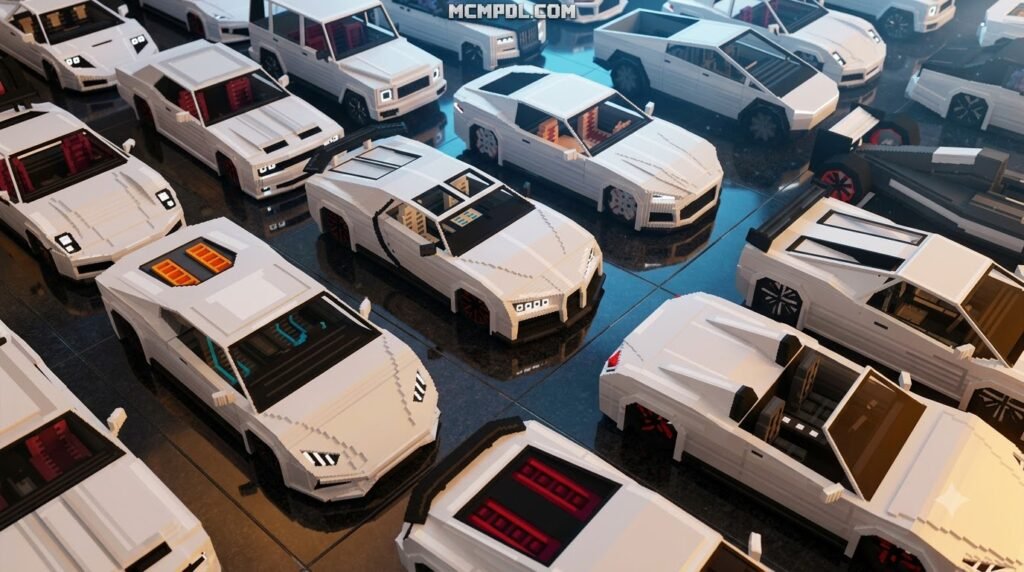Luxury Cars Addon for Minecraft PE/Bedrock