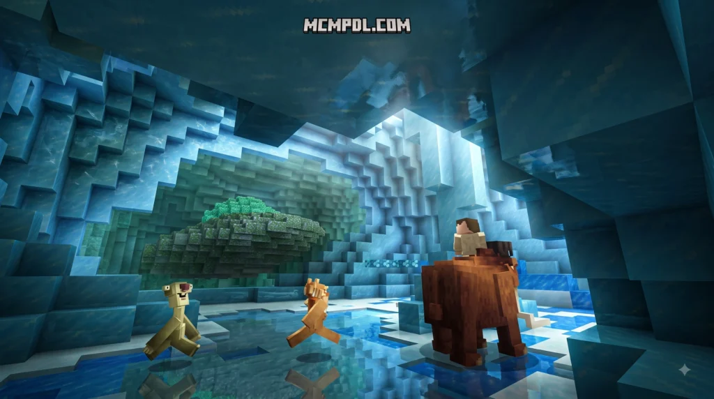 Ice Age Texture Pack for Minecraft PE/Bedrock