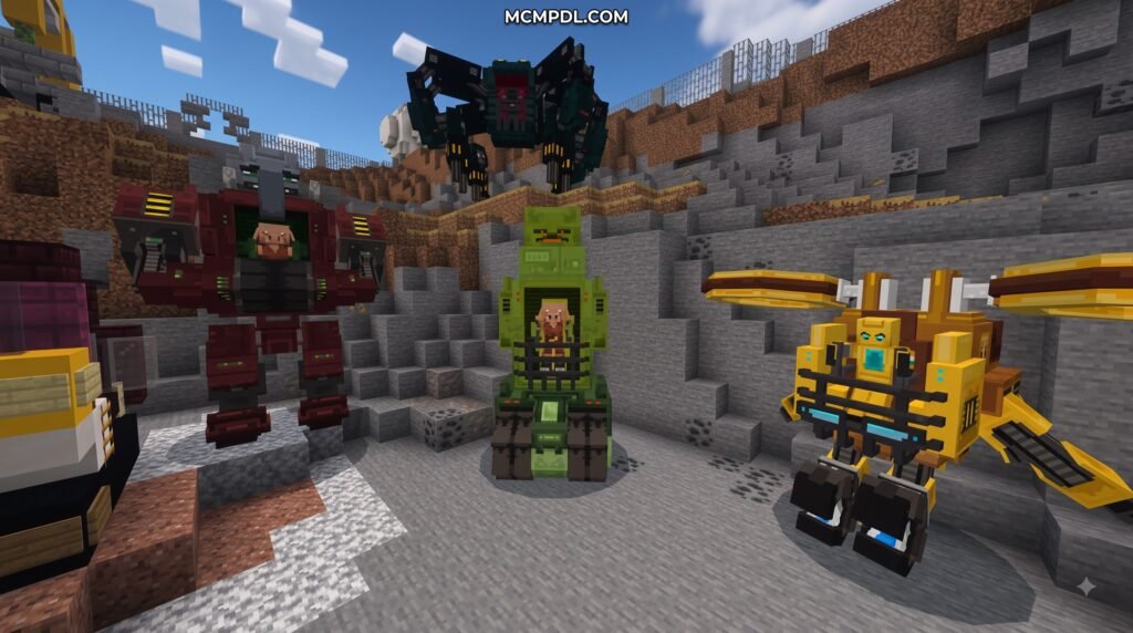 Mob Mechs World for Minecraft PE/Bedrock