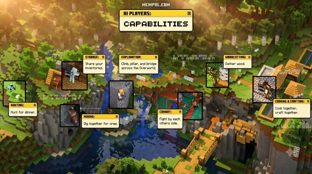 AI Players Addon for Minecraft PE/Bedrock