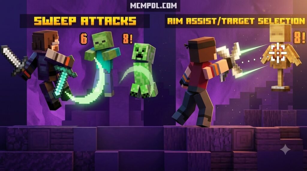 Advanced Combat Addon for Minecraft PE/Bedrock