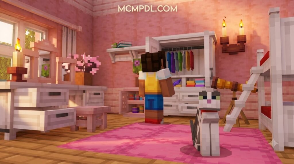 BLOCK FURNITURE ADDON for Minecraft PE/Bedrock