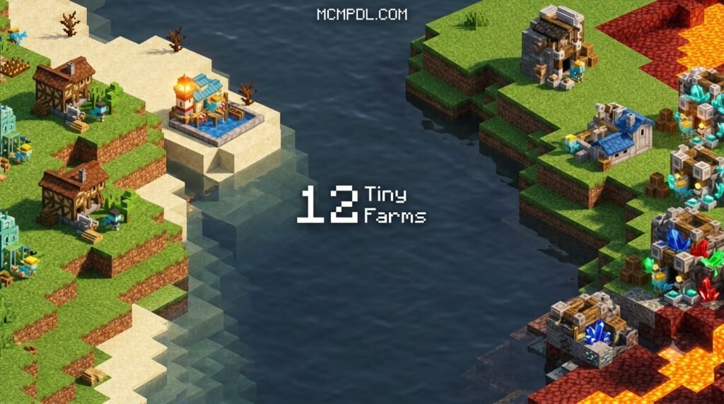 Tiny Farms Addon for Minecraft PE/Bedrock
