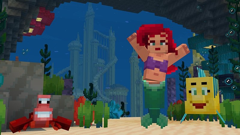 Disney Worlds of Adventure Map for Minecraft PE/Bedrock