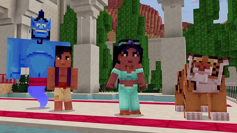 Disney Worlds of Adventure Map for Minecraft PE/Bedrock