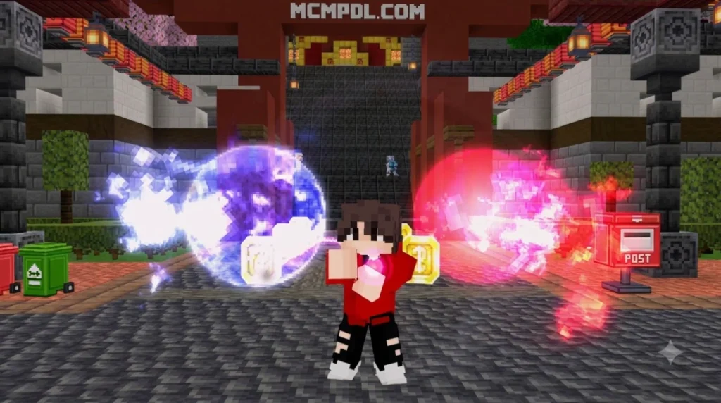 Anime Lucky Block Map for Minecraft PE/Bedrock