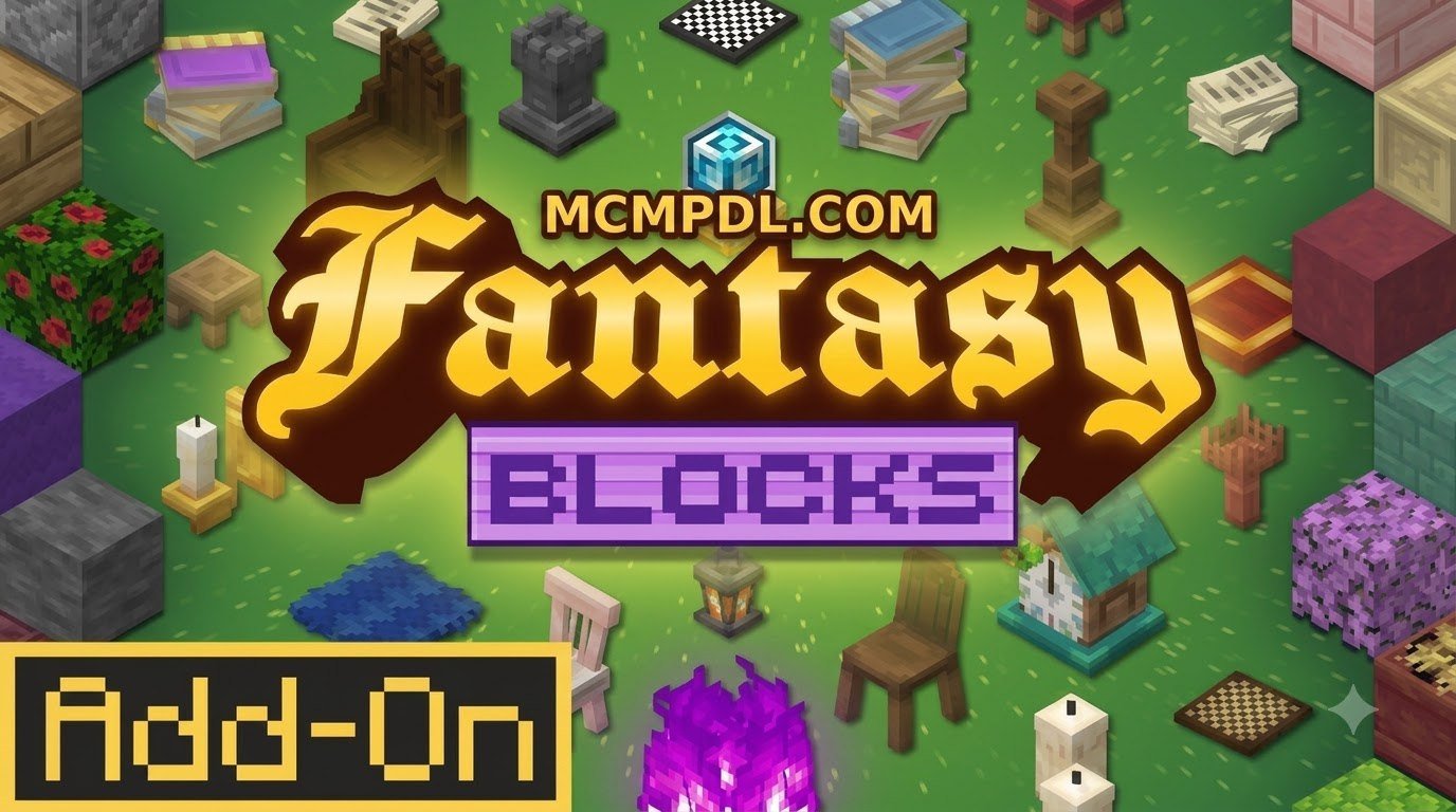 Fantasy Blocks Addon for Minecraft PE/Bedrock