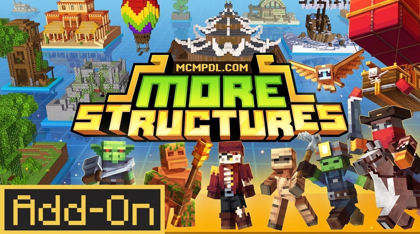 More Structures Addon for Minecraft PE/Bedrock
