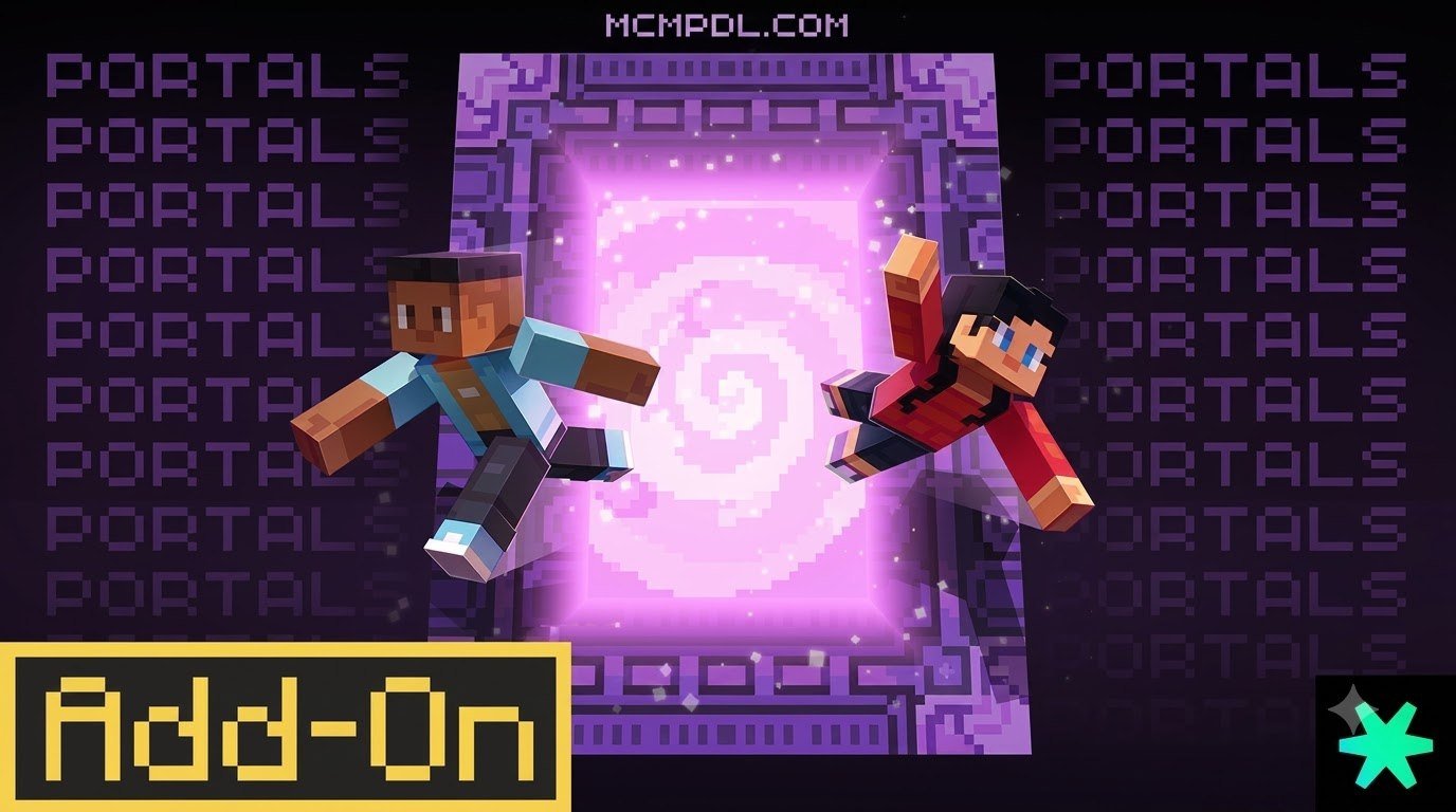 Spark Portals Addon for Minecraft PE/Bedrock