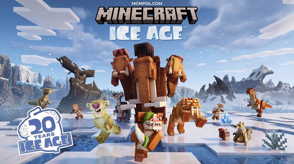 Ice Age Texture Pack for Minecraft PE/Bedrock