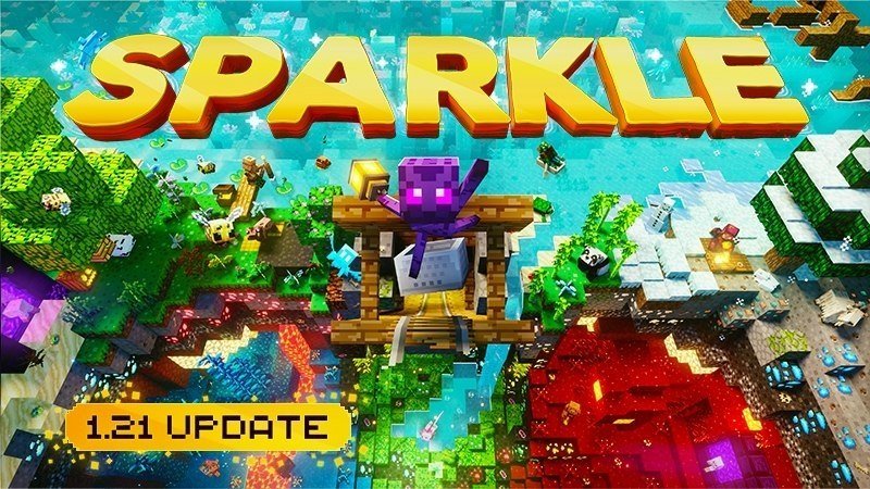 Sparkle Texture Pack for Minecraft PE/Bedrock