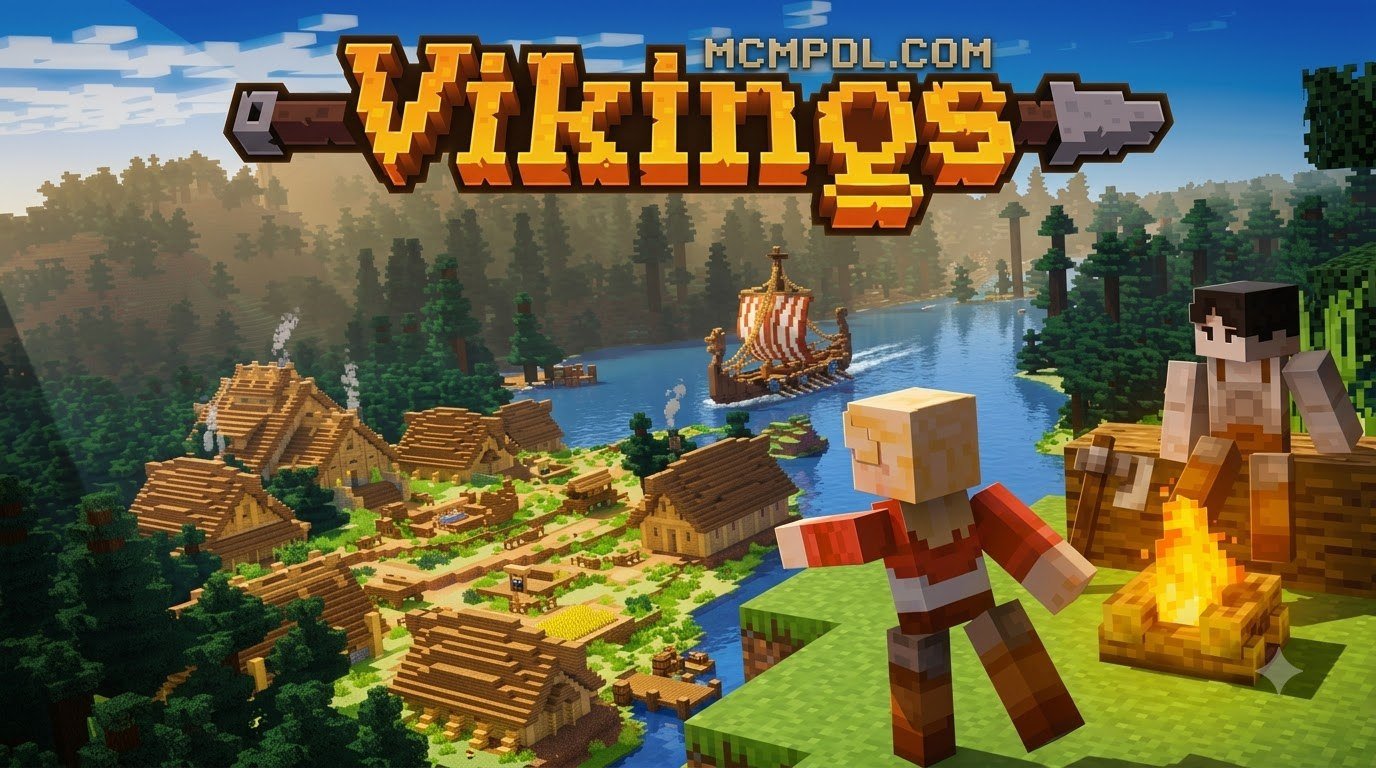 Vikings Map for Minecraft PE/Bedrock