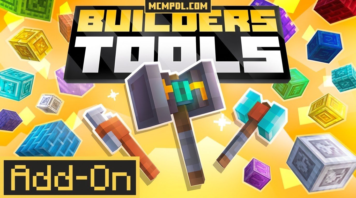 Builders Tools Addon for Minecraft PE/Bedrock