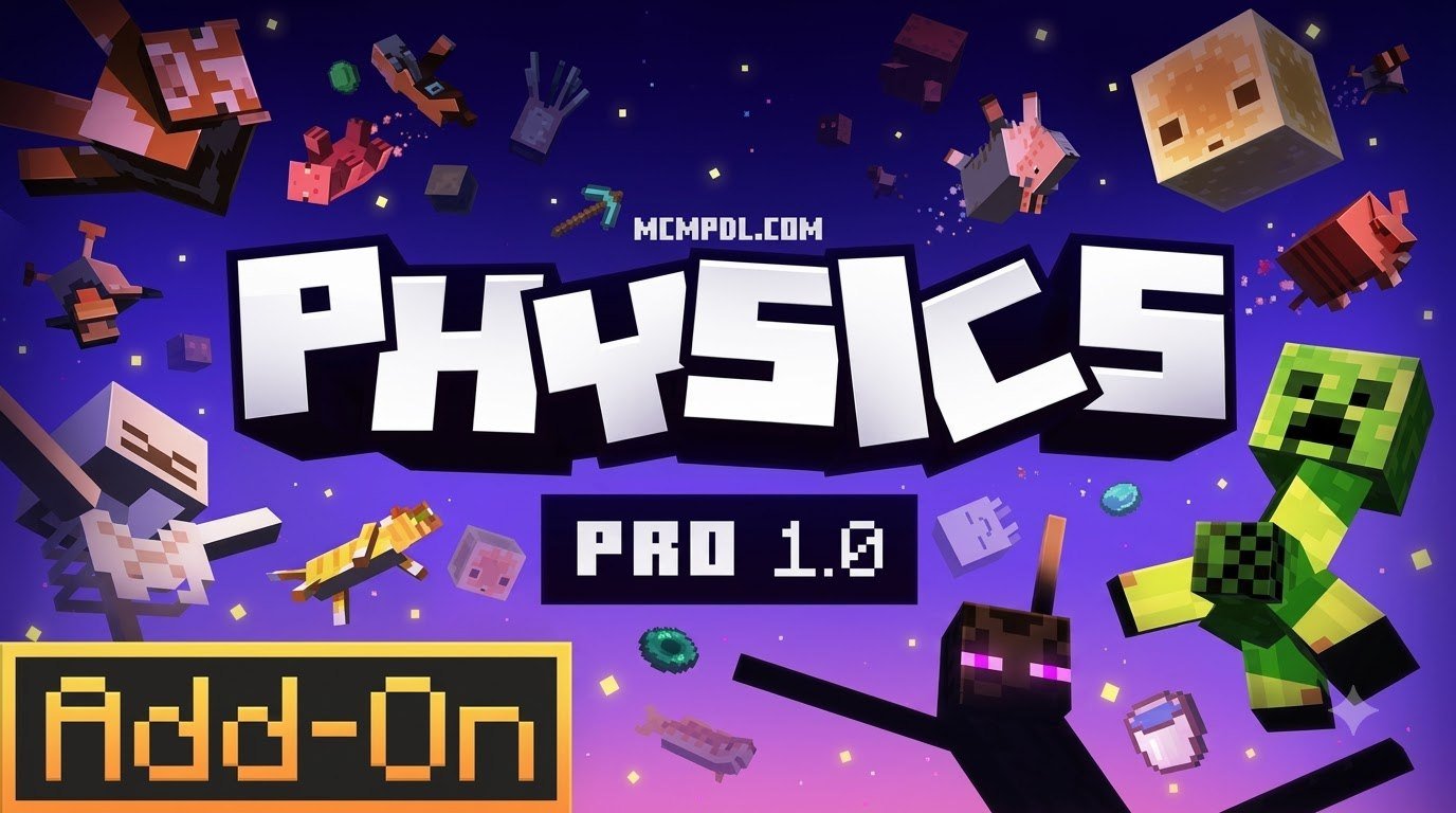 Physics Pro Addon for Minecraft PE/Bedrock