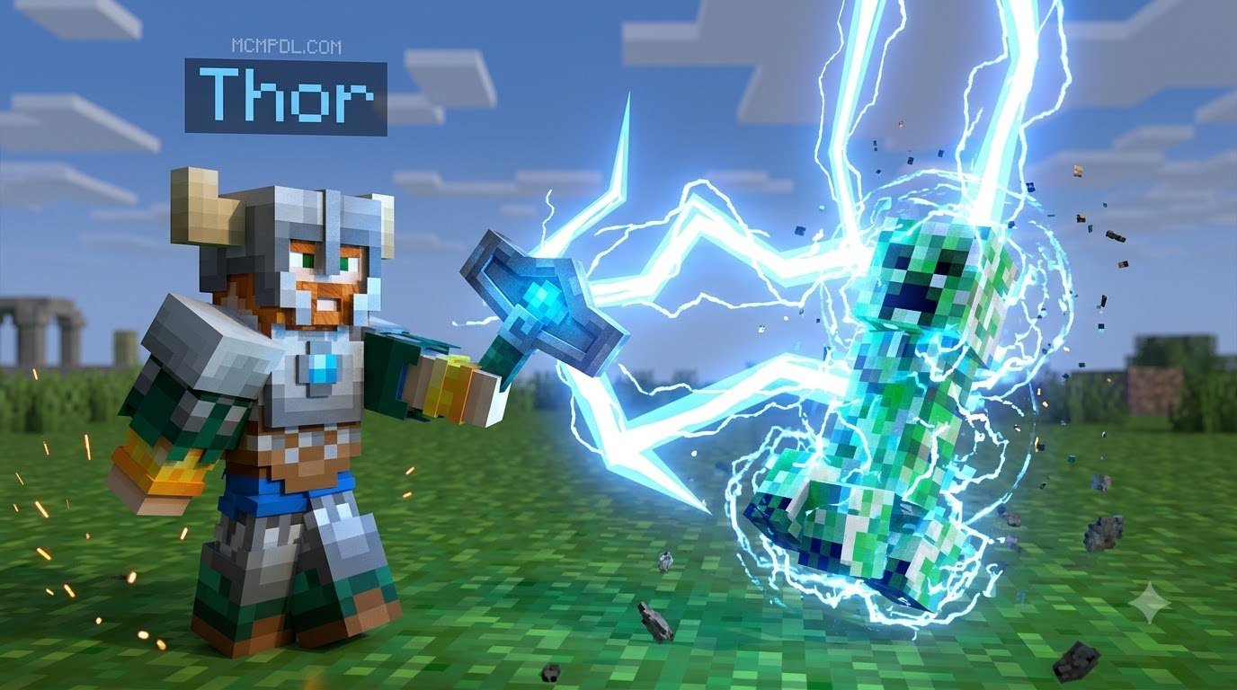 Thor Addon for Minecraft PE/Bedrock