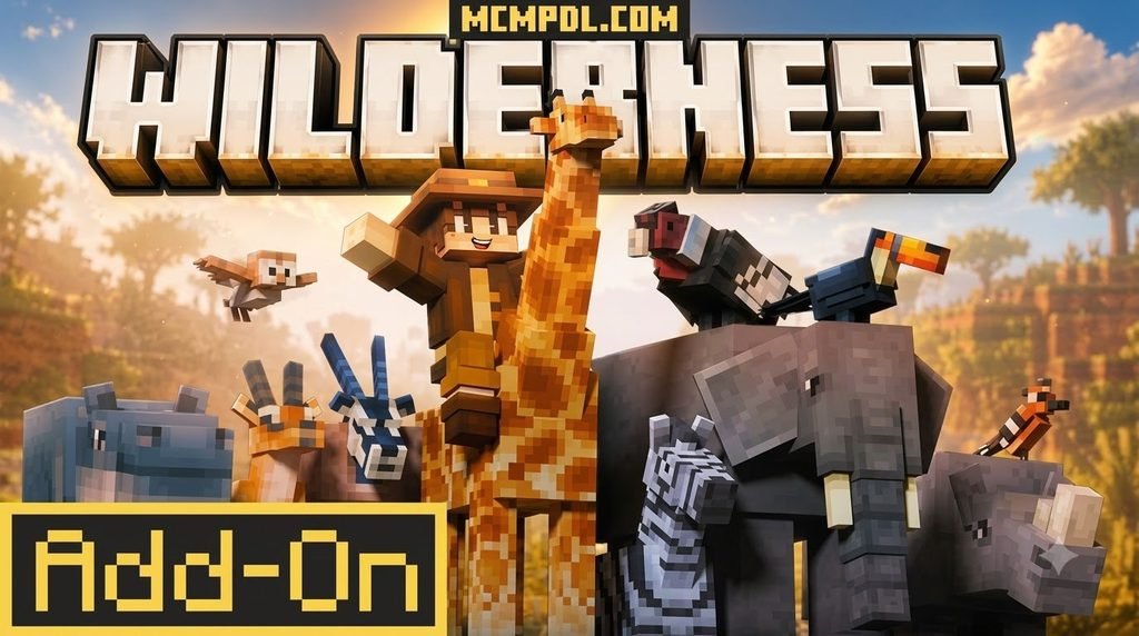 Wilderness Addon for Minecraft PE/Bedrock