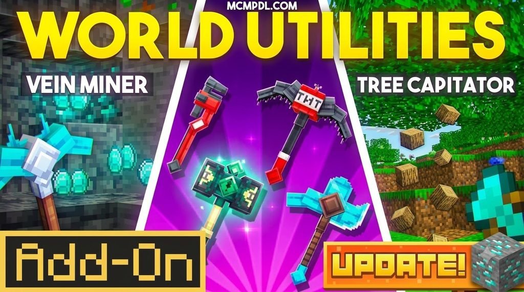 World Utilities Addon for Minecraft PE/Bedrock