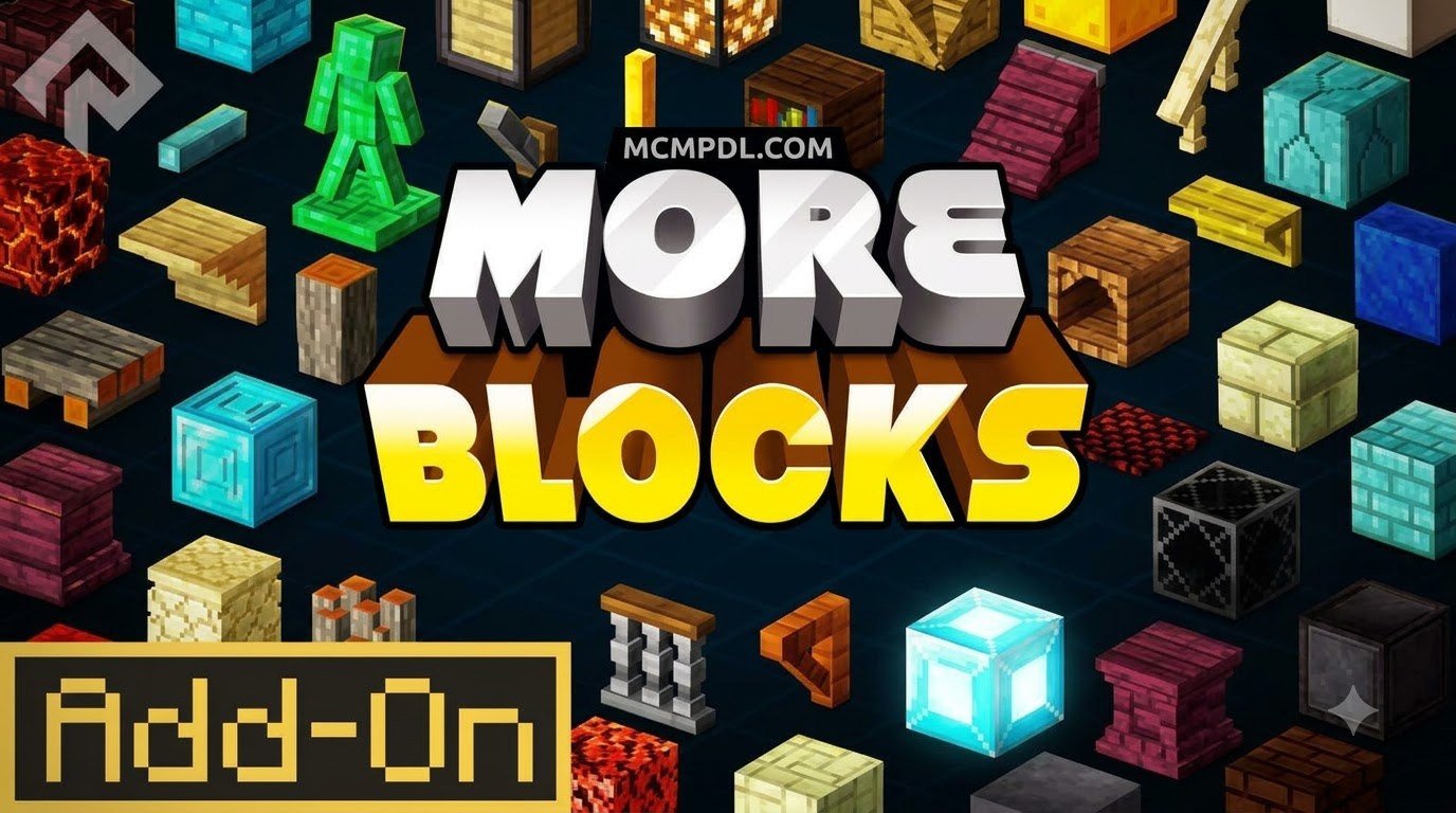 More Blocks Addon for Minecraft PE/Bedrock