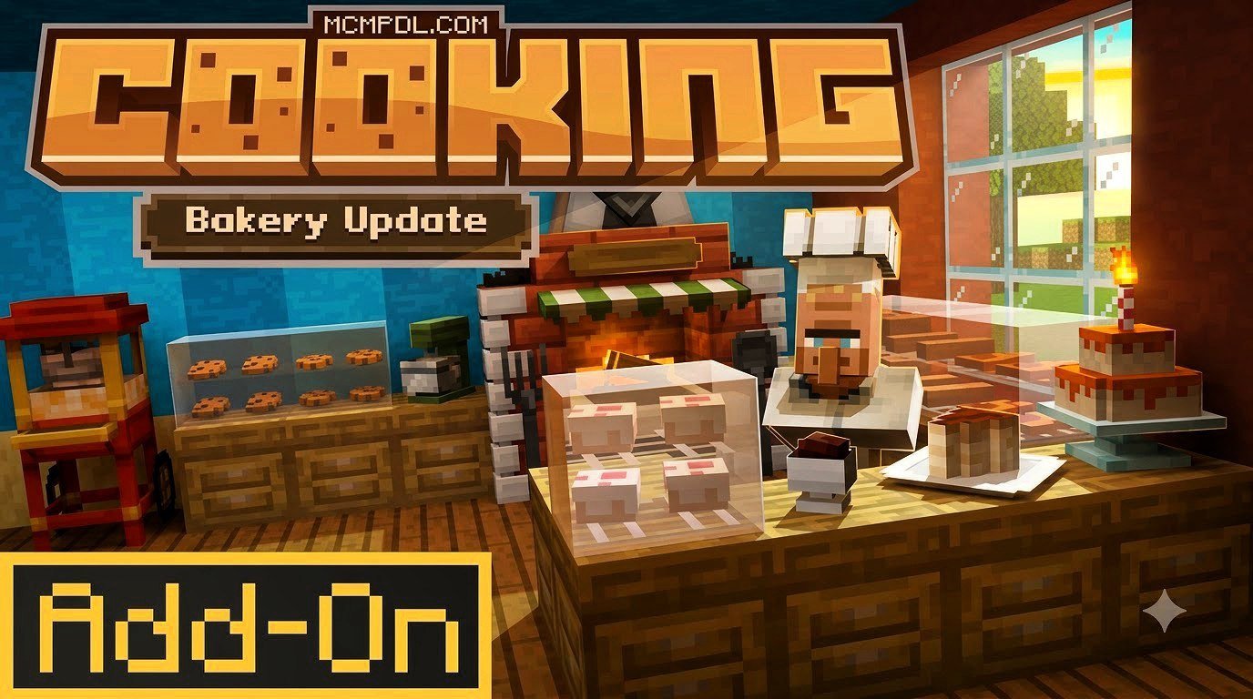 Cooking Addon for Minecraft PE/Bedrock