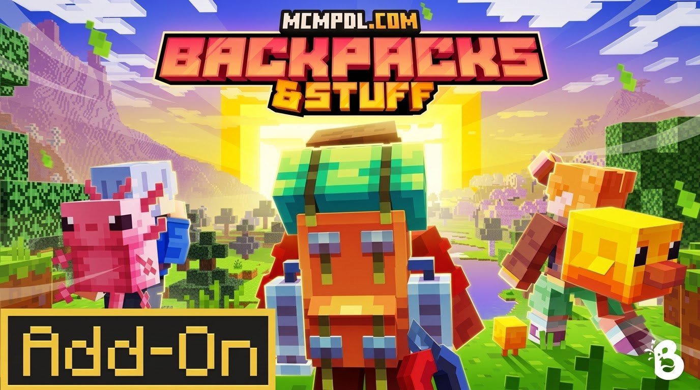 Backpacks & Stuff Add-On for Minecraft PE/Bedrock