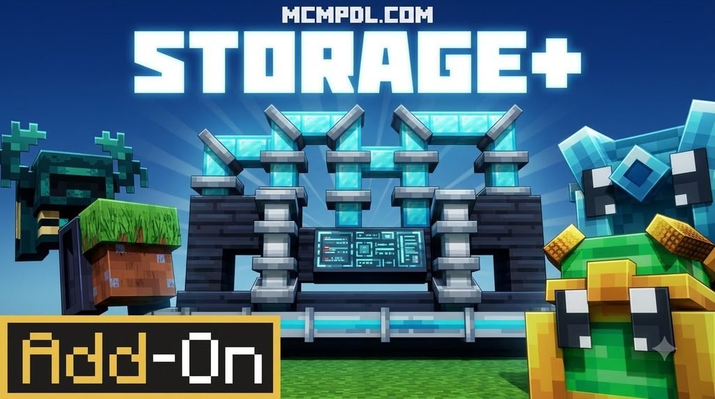 Storage+ Addon for Minecraft PE/Bedrock