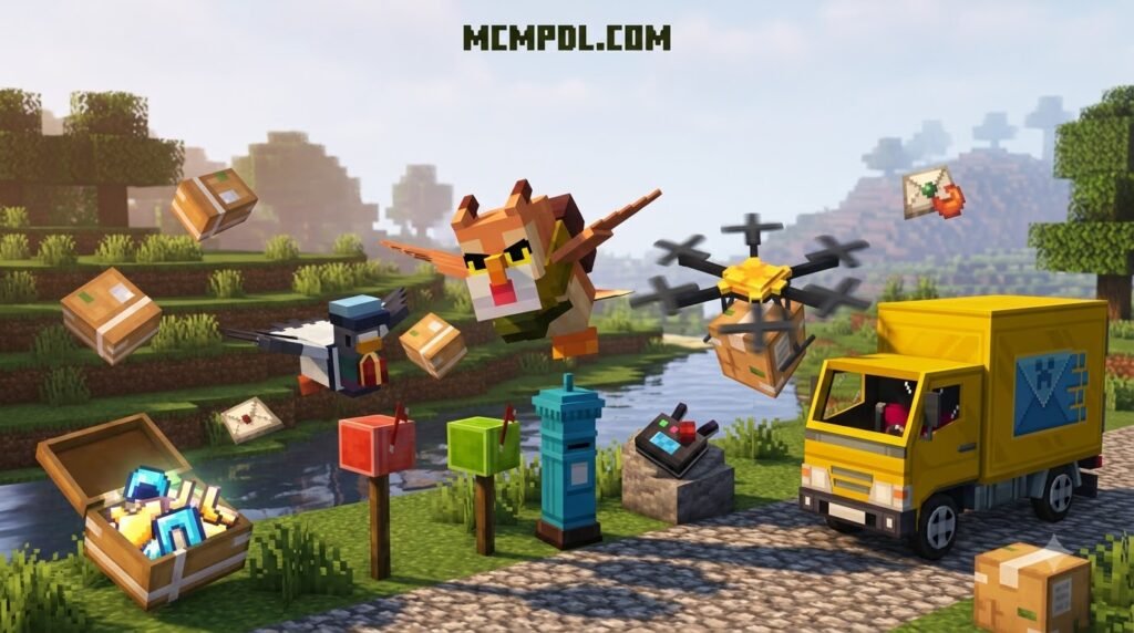 Shipping Services Addon Add to Minecraft PE/Bedrock