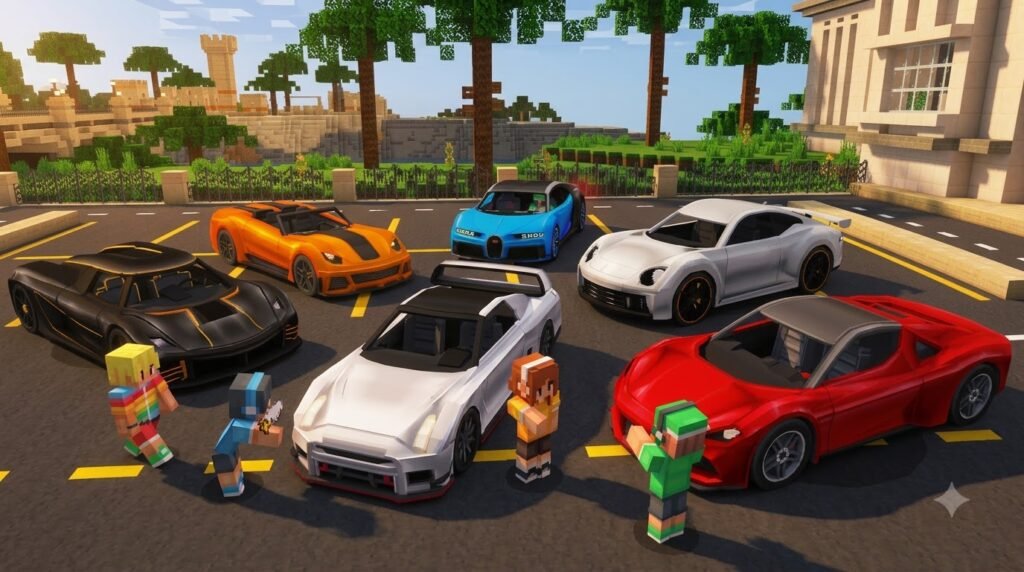 Realism Cars Addon for Minecraft PE/Bedrock