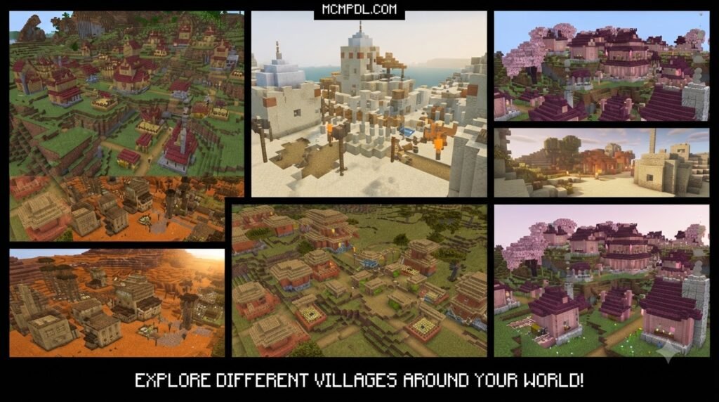 Overhauled Villages Addon for Minecraft PE/Bedrock
