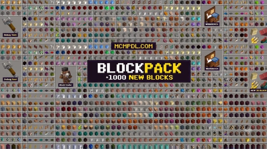 Block Pack Addon for Minecraft PE/Bedrock