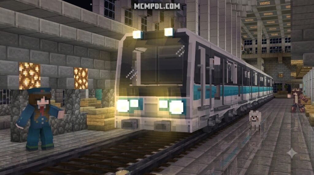Realistic Trains Addon for Minecraft PE/Bedrock