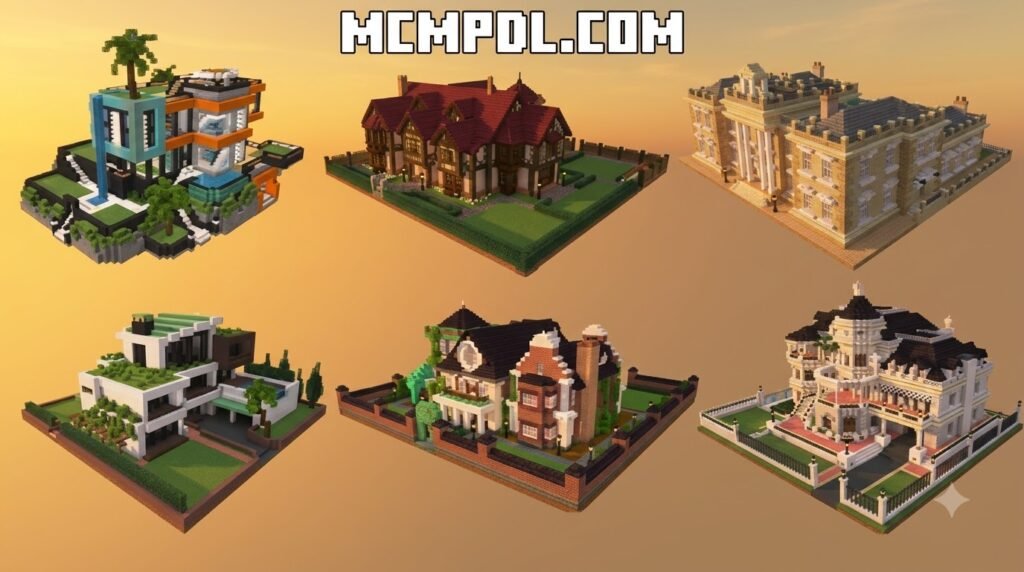 Millionaire Mansions Addon for Minecraft PE/Bedrock