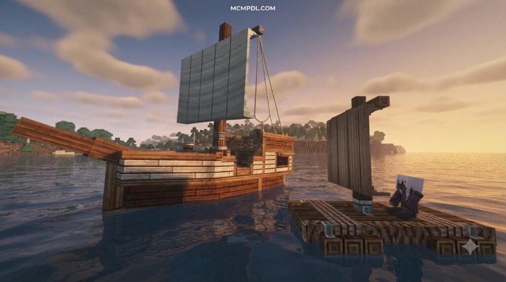 BOATS Addon for Minecraft PE/Bedrock