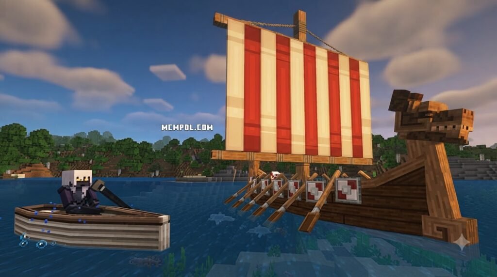 BOATS Addon for Minecraft PE/Bedrock