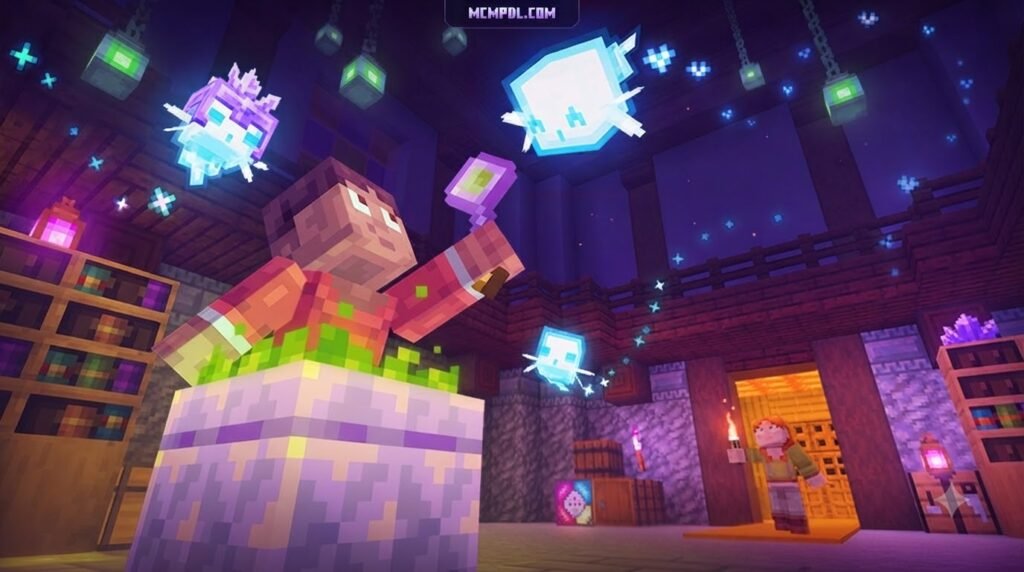 DYNAMIC LIGHT Addon for Minecraft PE/Bedrock