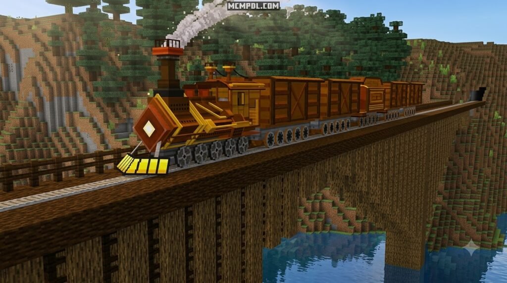 TRAINS Addon for Minecraft PE/Bedrock