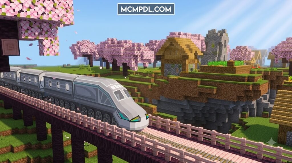 TRAINS Addon for Minecraft PE/Bedrock