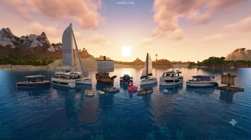 BOATS Addon for Minecraft PE/Bedrock