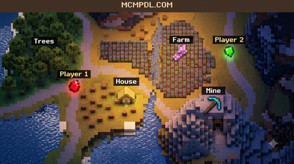 Minimap 1.1 Addon for Minecraft PE/Bedrock