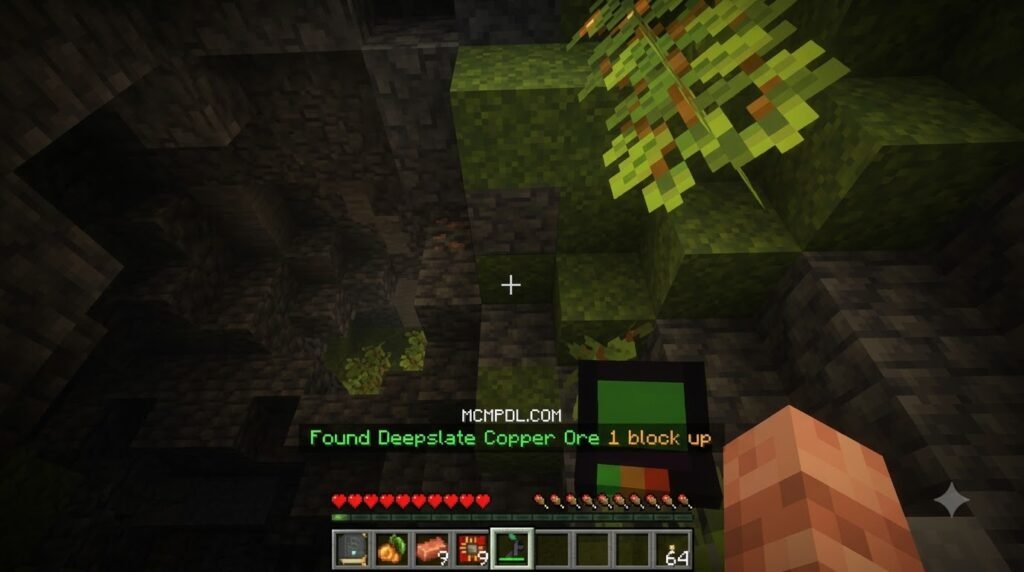 DetectOre Addon for Minecraft PE/Bedrock