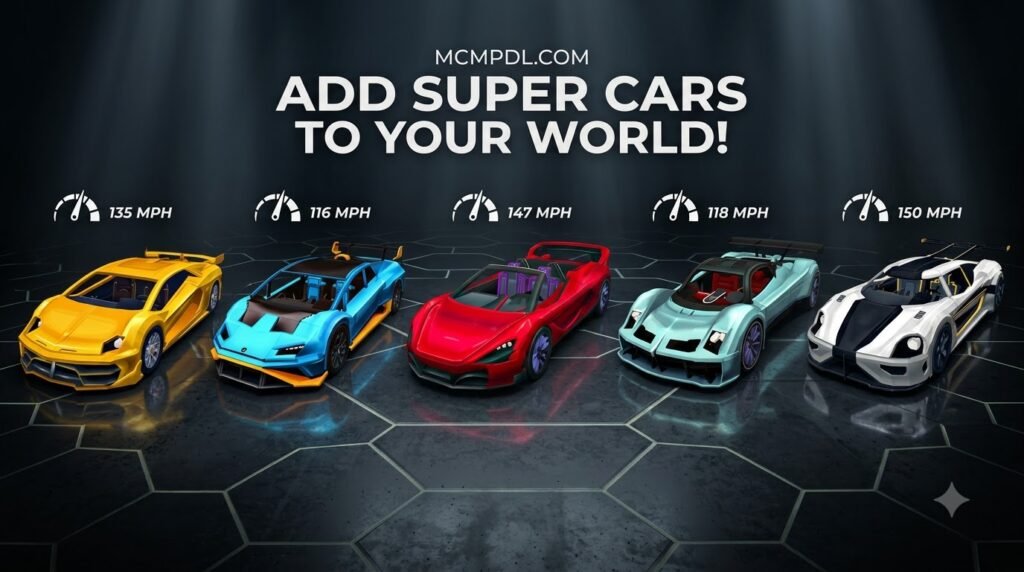 Realism Cars Addon for Minecraft PE/Bedrock