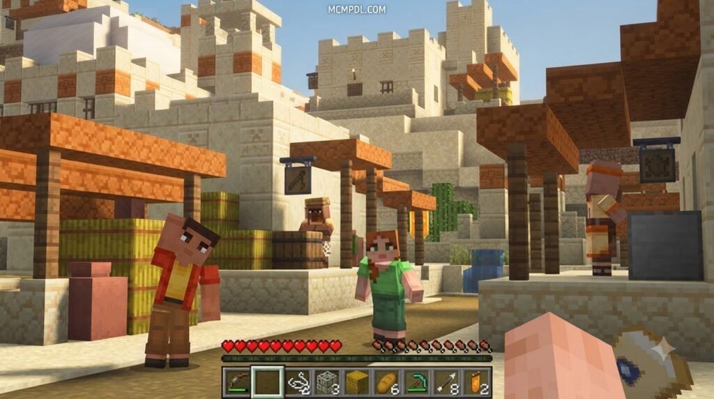 Overhauled Villages Addon for Minecraft PE/Bedrock
