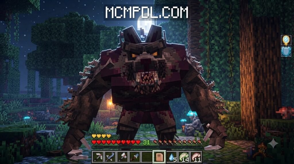Werewolf and Vampire Morph Addon for Minecraft PE/Bedrock