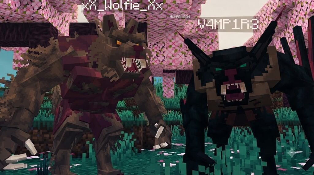 Werewolf and Vampire Morph Addon for Minecraft PE/Bedrock