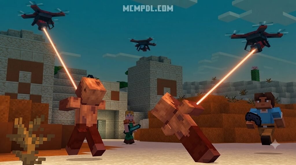 Drone Addons for Minecraft PE/Bedrock