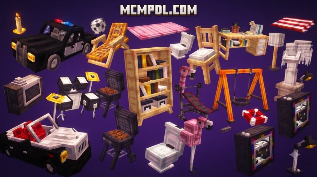 Furniture+ on Minecraft PE/Bedrock