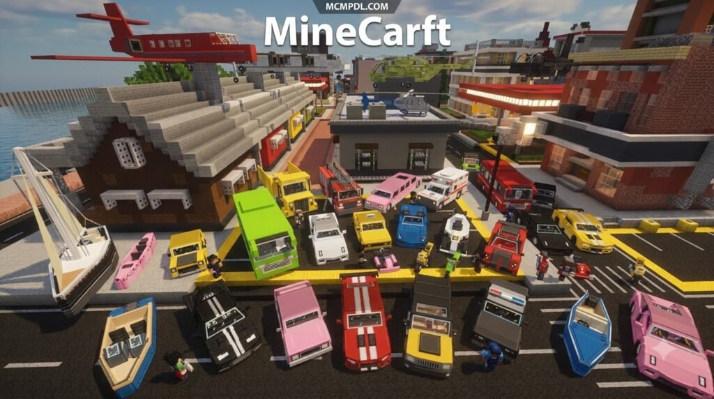 Realistic Vehicles Addon for Minecraft PE/Bedrock