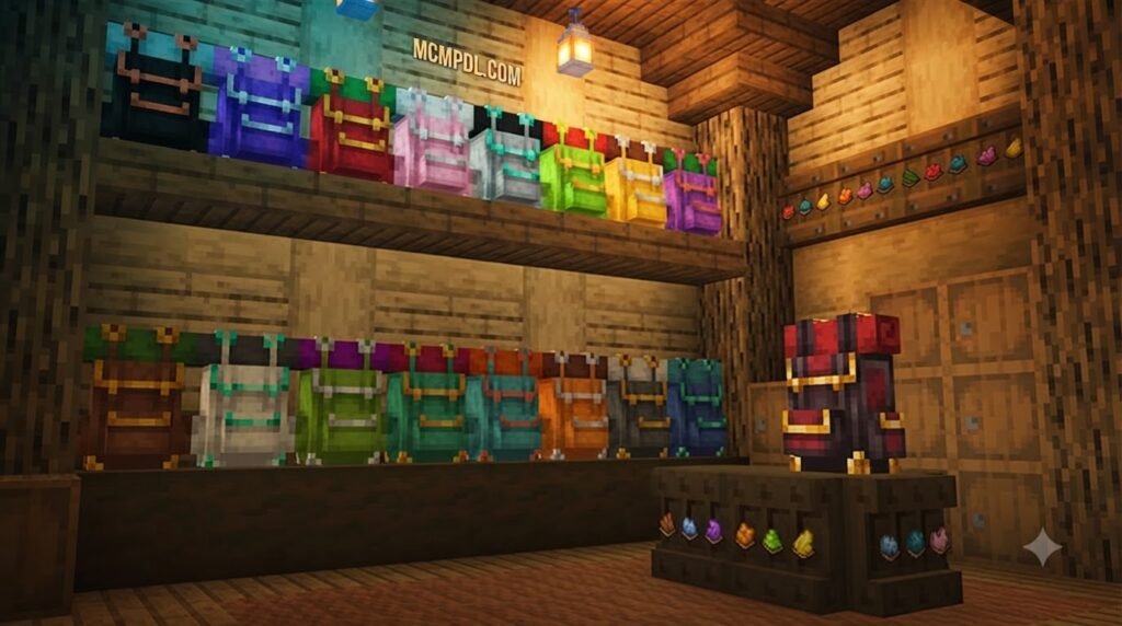 Camping Backpack Addon for Minecraft PE/Bedrock