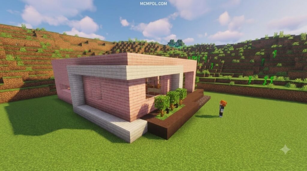 Craftable Houses Addon for Minecraft PE/Bedrock