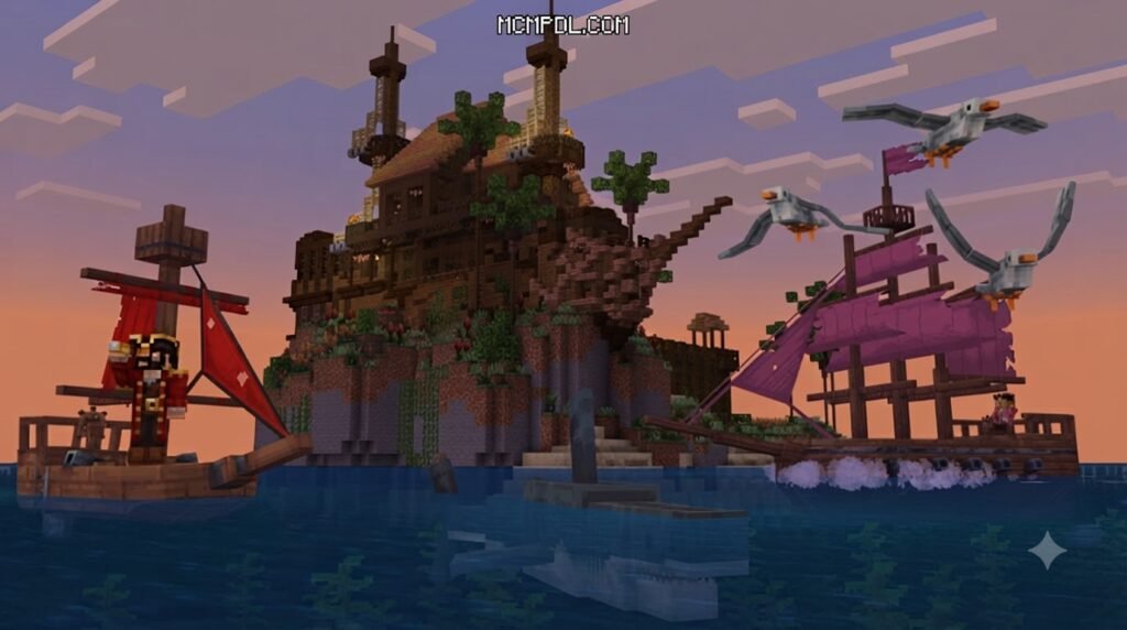 Pirates Addon for Minecraft PE/Bedrock