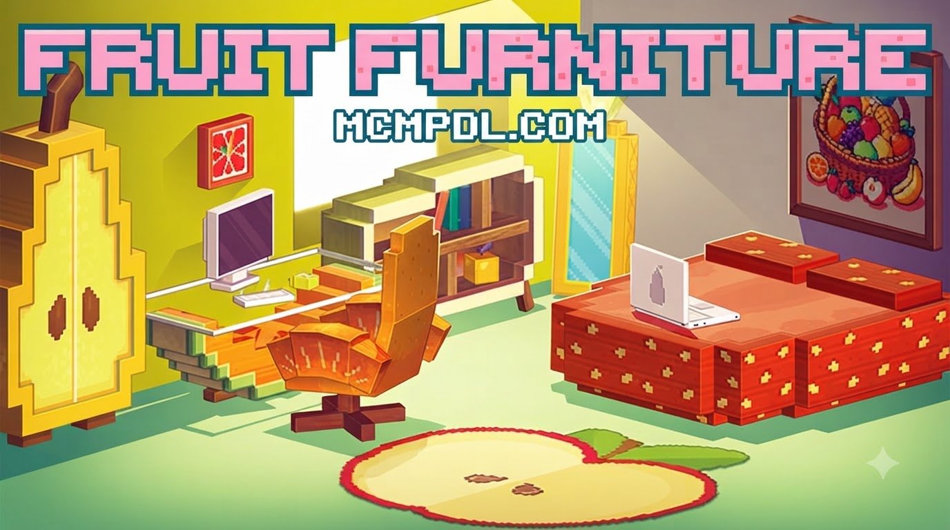 FRUIT FURNITURE Addon for Minecraft PE/Bedrock